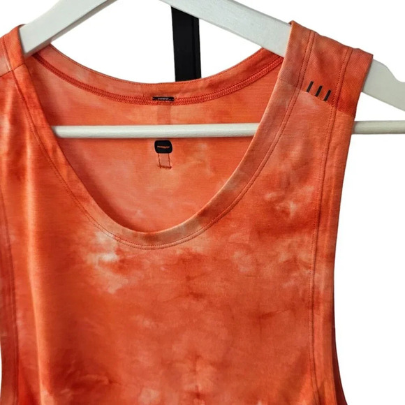 Lululemon Mens  Always Agile Tank Spray Dye Orange Size - Picture 4 of 7
